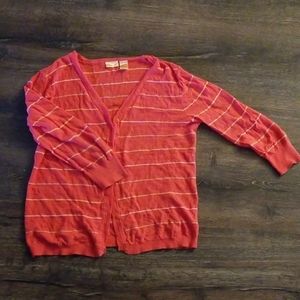 Northcrest Women's Striped Cardigan-M